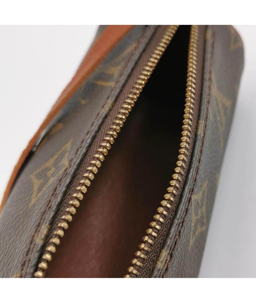 LOUIS VUITTON Коричневая канва сумка с короткими ручками, фото 4