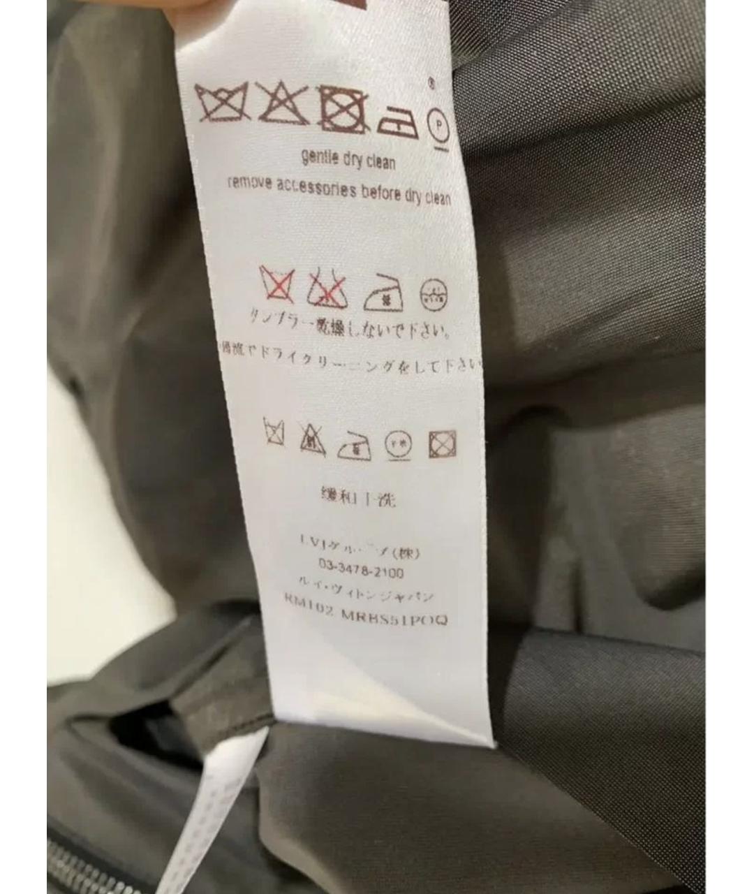 LOUIS VUITTON Коричневая полиэстеровая куртка, фото 9