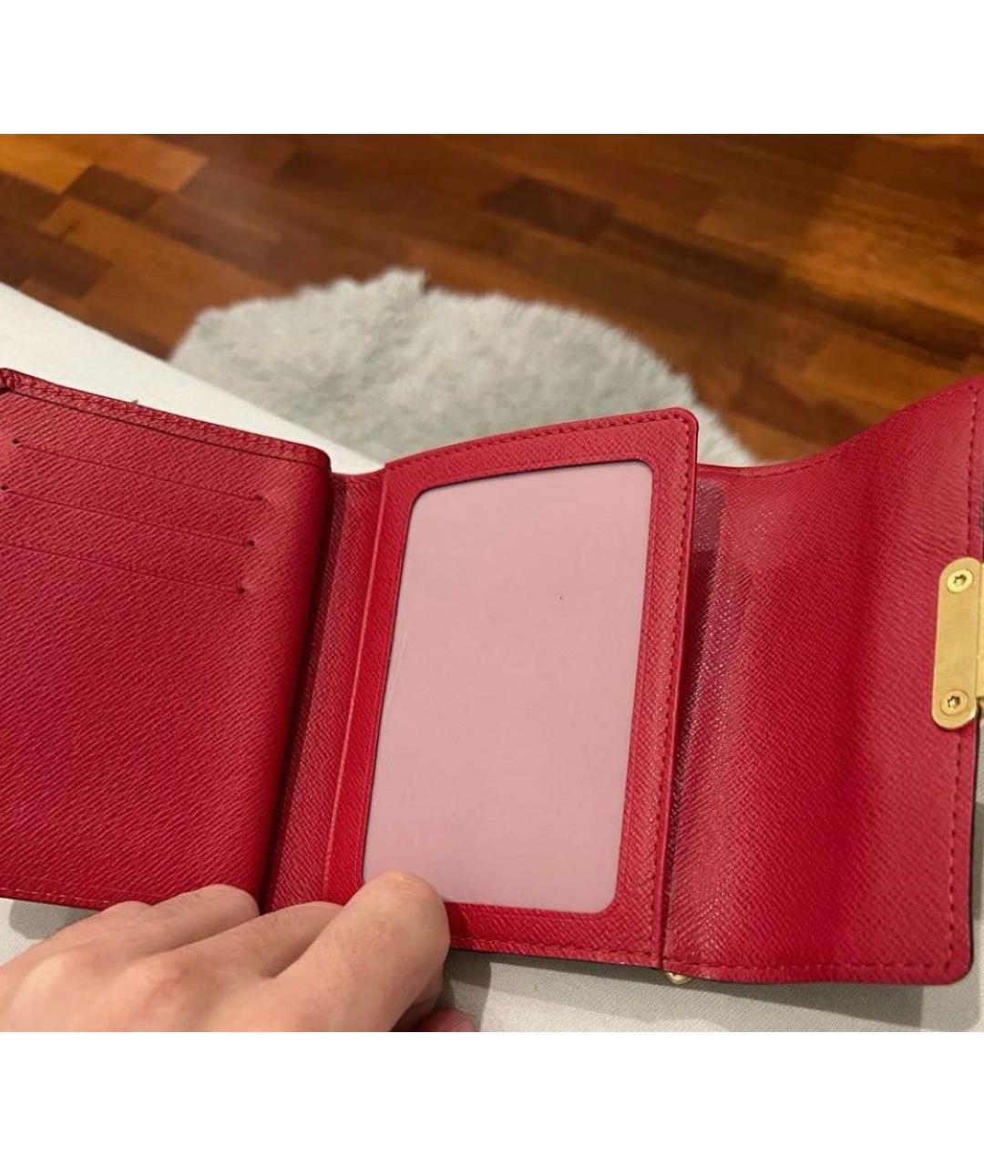 LOUIS VUITTON Коричневый кошелек, фото 4