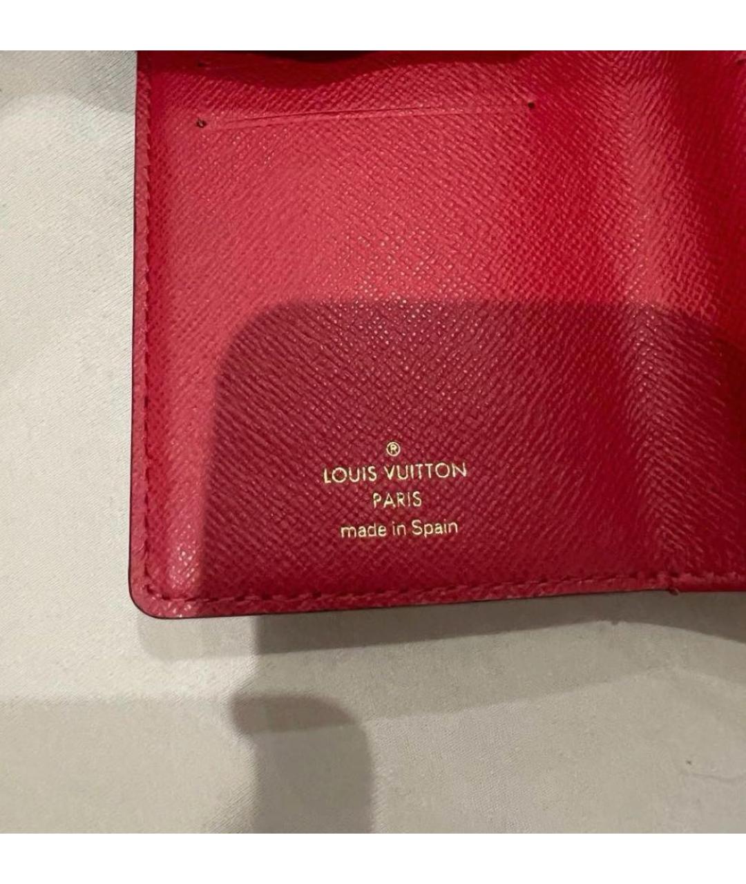 LOUIS VUITTON Коричневый кошелек, фото 3