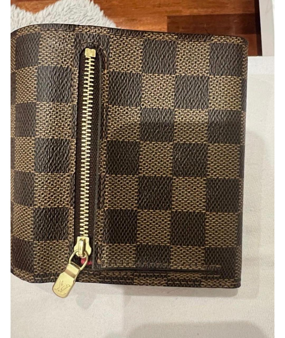 LOUIS VUITTON Коричневый кошелек, фото 2
