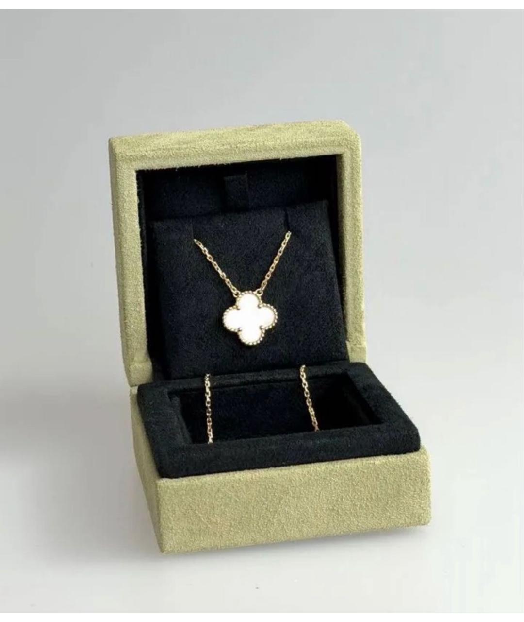 VAN CLEEF & ARPELS Белая подвеска из желтого золота, фото 2
