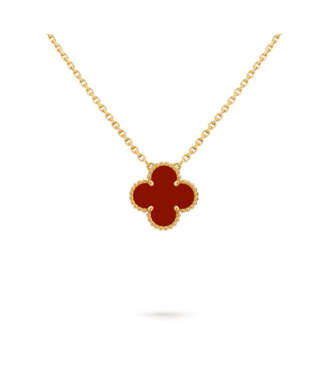 VAN CLEEF & ARPELS Красная подвеска из желтого золота, фото 3