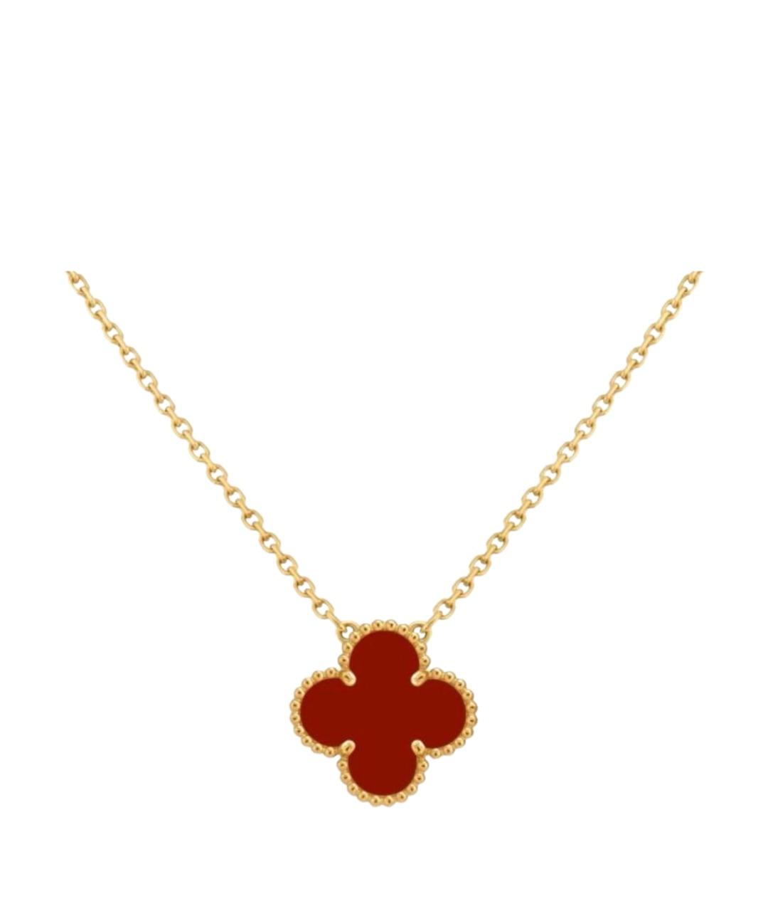 VAN CLEEF & ARPELS Красная подвеска из желтого золота, фото 1