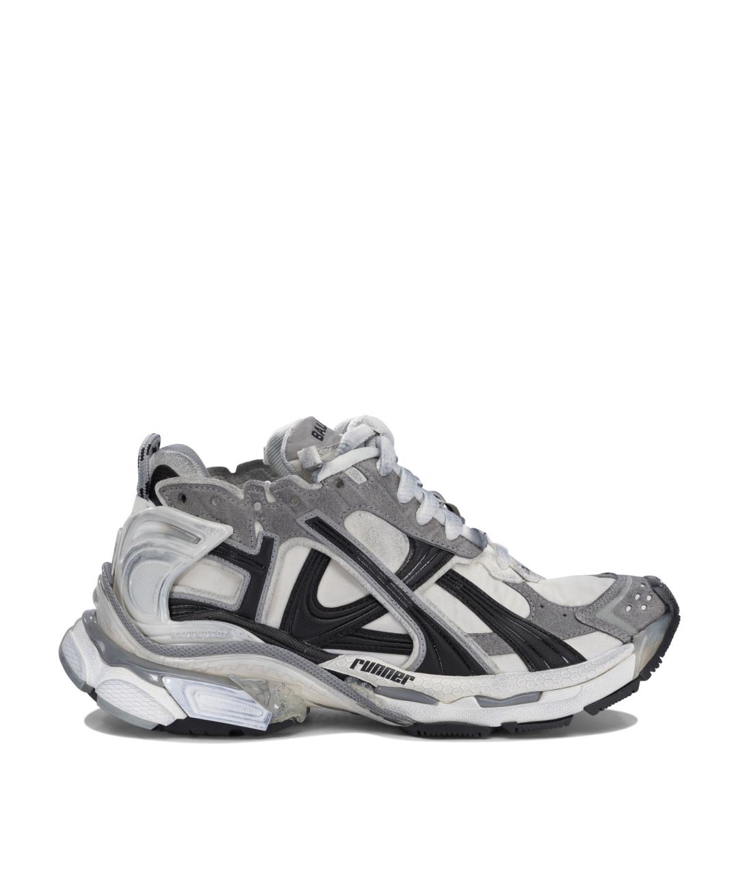 BALENCIAGA Серые кроссовки, фото 1
