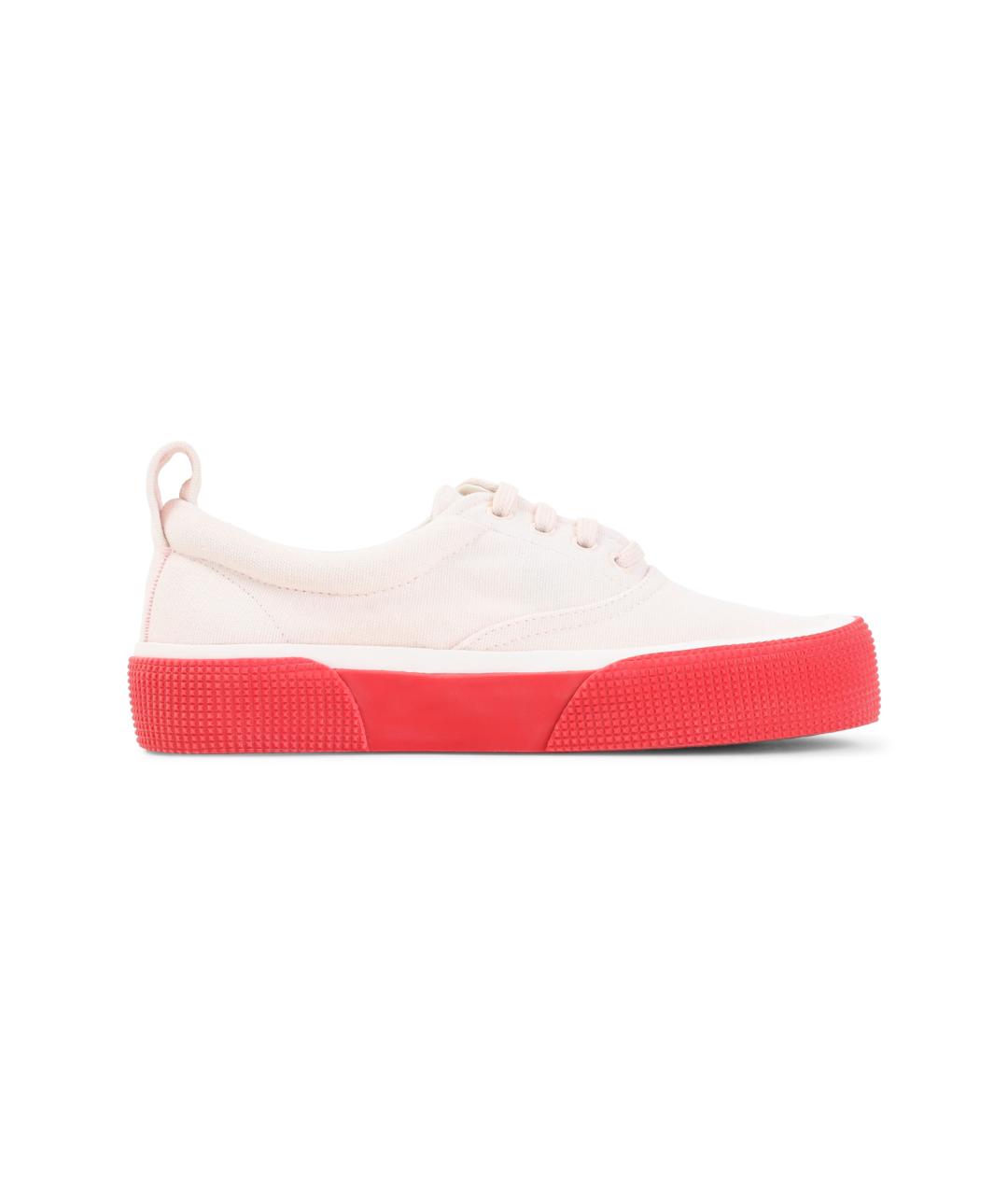 PHOEBE PHILO Розовые текстильные кроссовки, фото 1