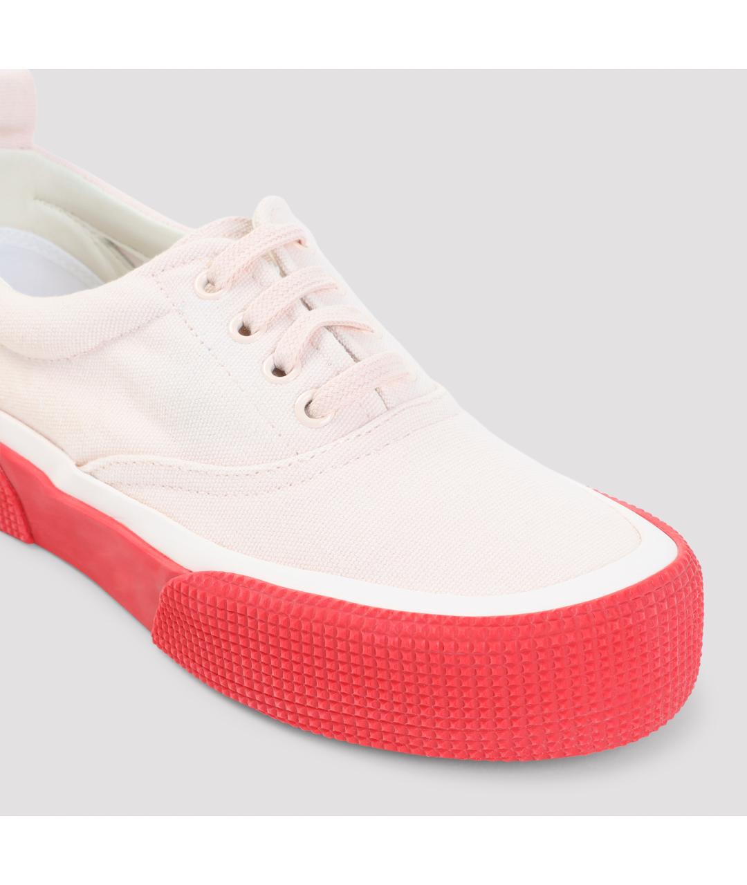 PHOEBE PHILO Розовые текстильные кроссовки, фото 5