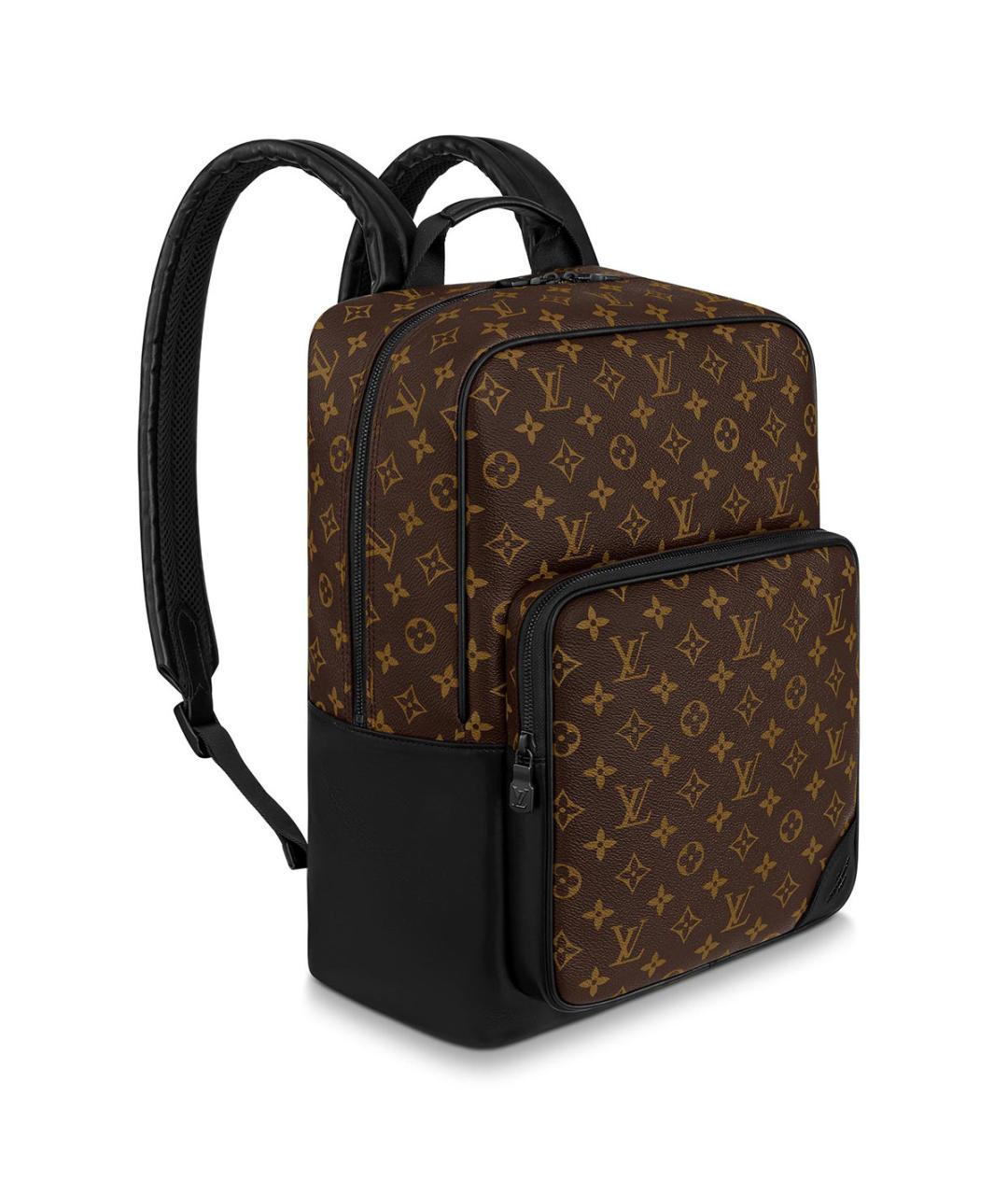LOUIS VUITTON Коричневый канва рюкзак, фото 2