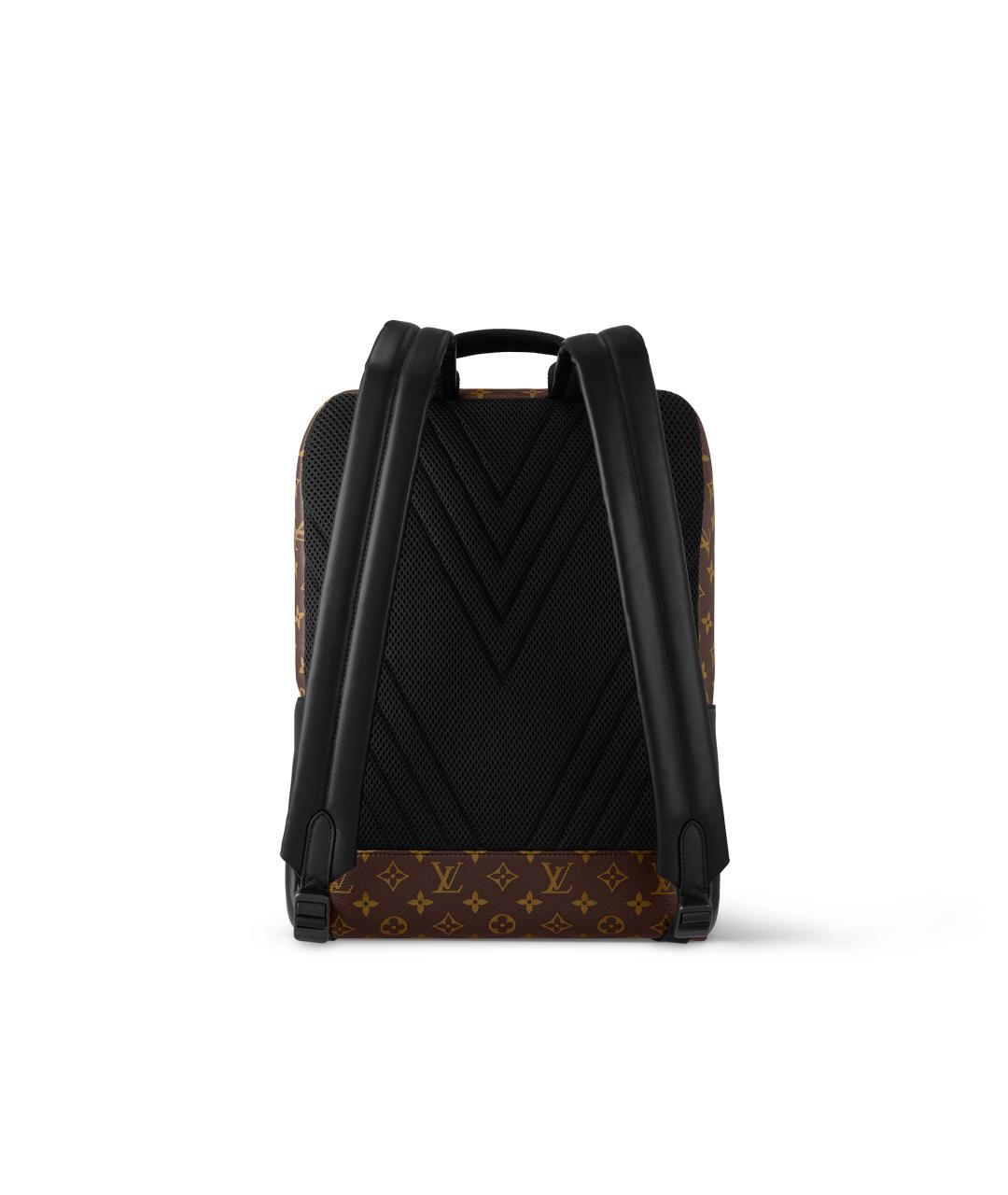 LOUIS VUITTON Коричневый канва рюкзак, фото 3