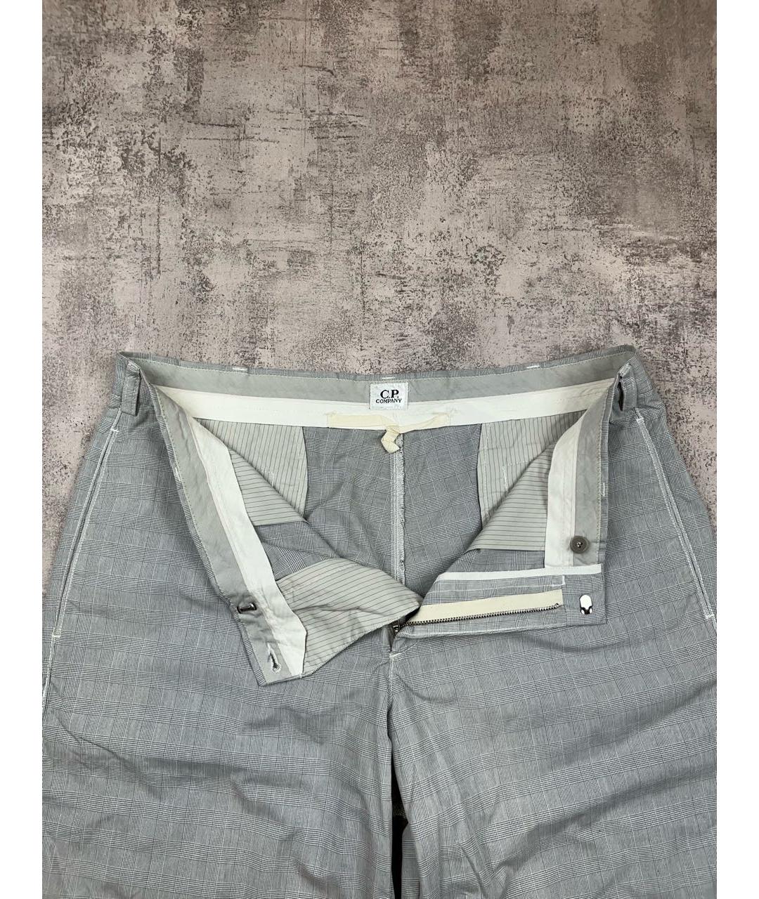CP COMPANY Серые хлопковые шорты, фото 4