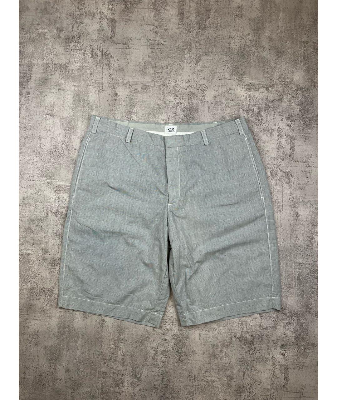 CP COMPANY Серые хлопковые шорты, фото 9