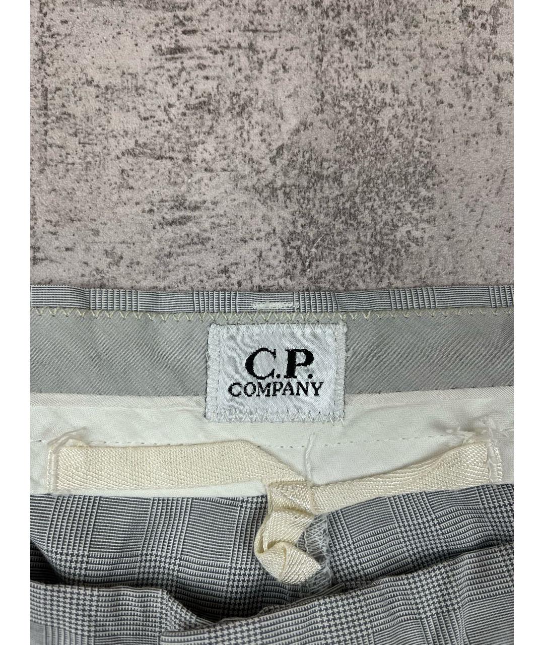 CP COMPANY Серые хлопковые шорты, фото 8