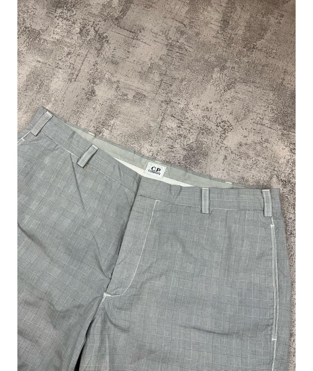 CP COMPANY Серые хлопковые шорты, фото 3