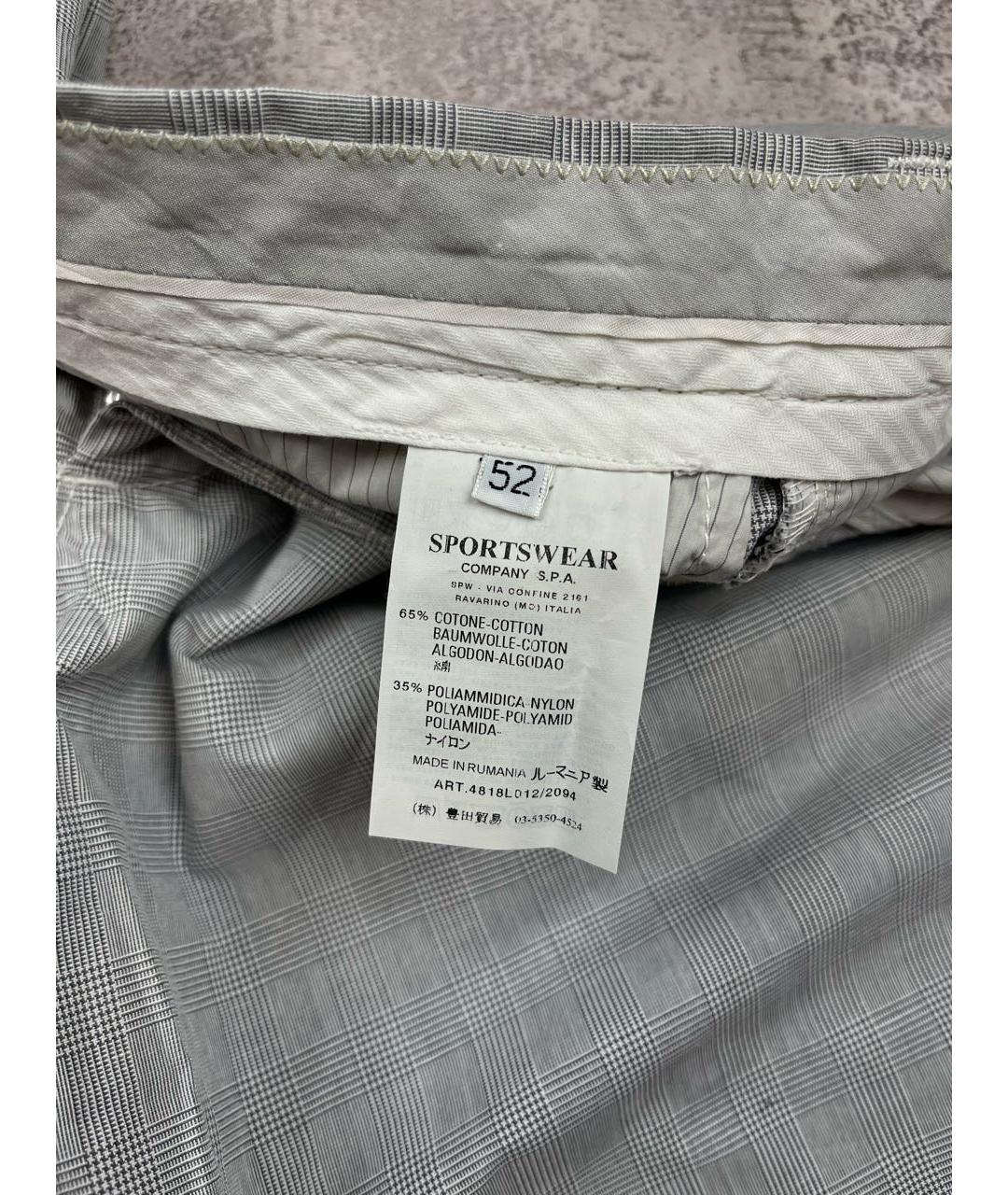 CP COMPANY Серые хлопковые шорты, фото 5