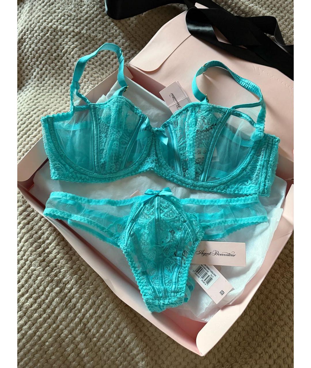 AGENT PROVOCATEUR Бирюзовый комплекты, фото 3