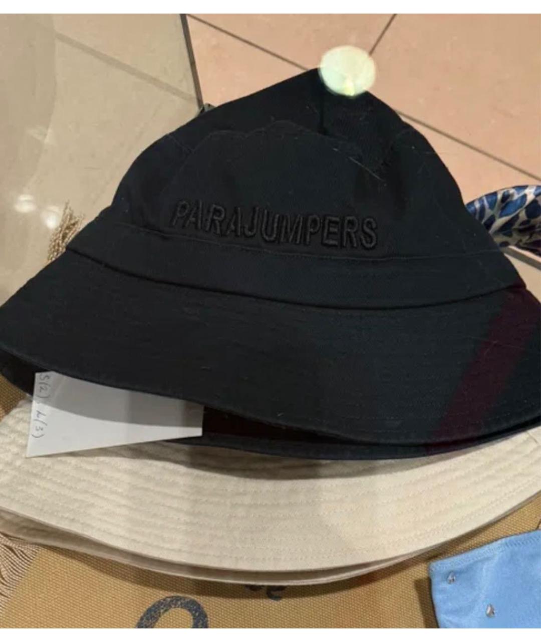 PARAJUMPERS Черная хлопковая шляпа, фото 4