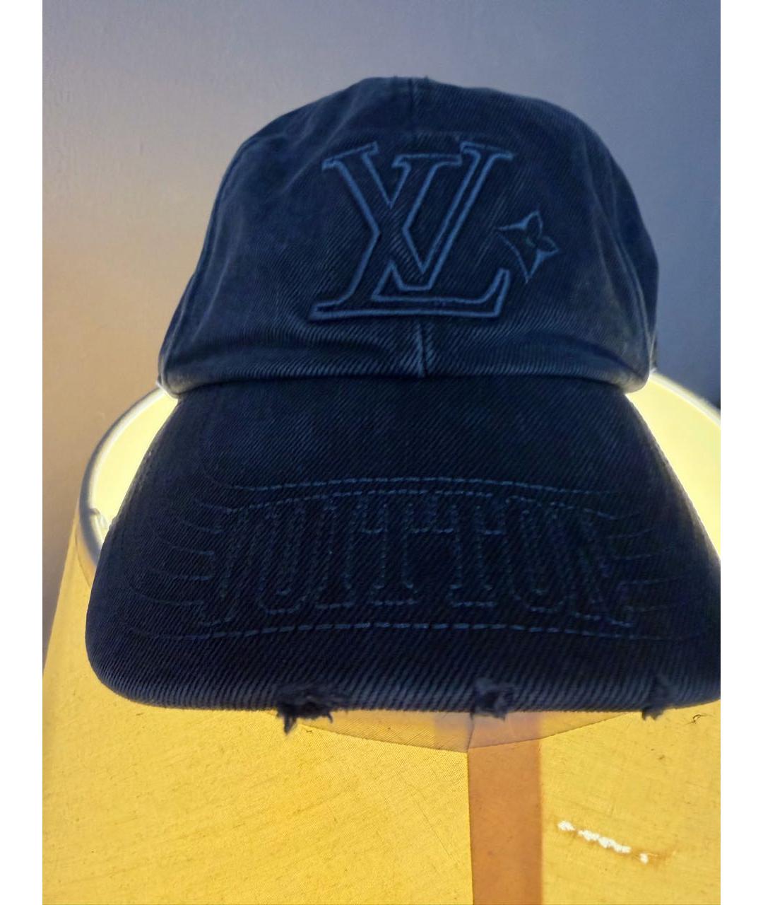 LOUIS VUITTON Антрацитовая кепка/бейсболка, фото 2