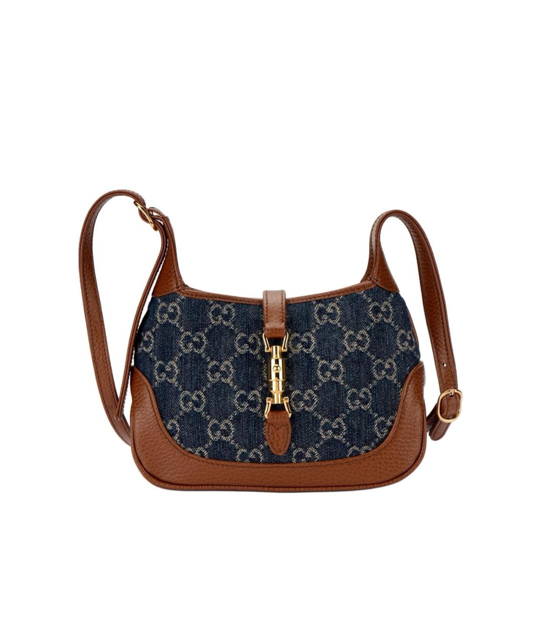 GUCCI Темно-синяя сумка с короткими ручками, фото 7