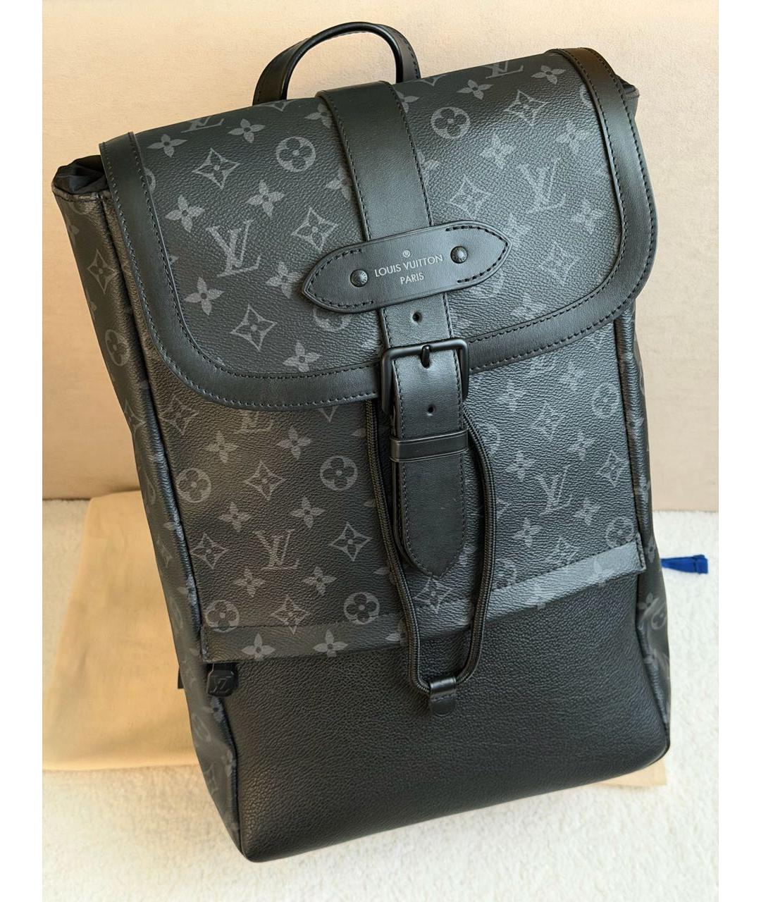 LOUIS VUITTON Черный рюкзак, фото 6