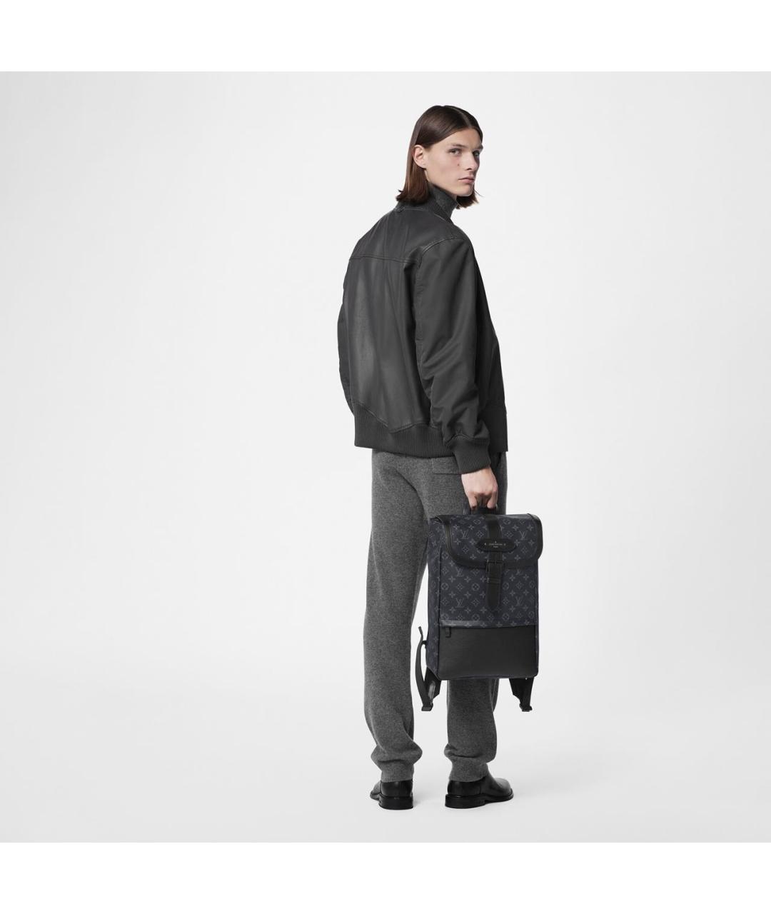 LOUIS VUITTON Черный рюкзак, фото 7