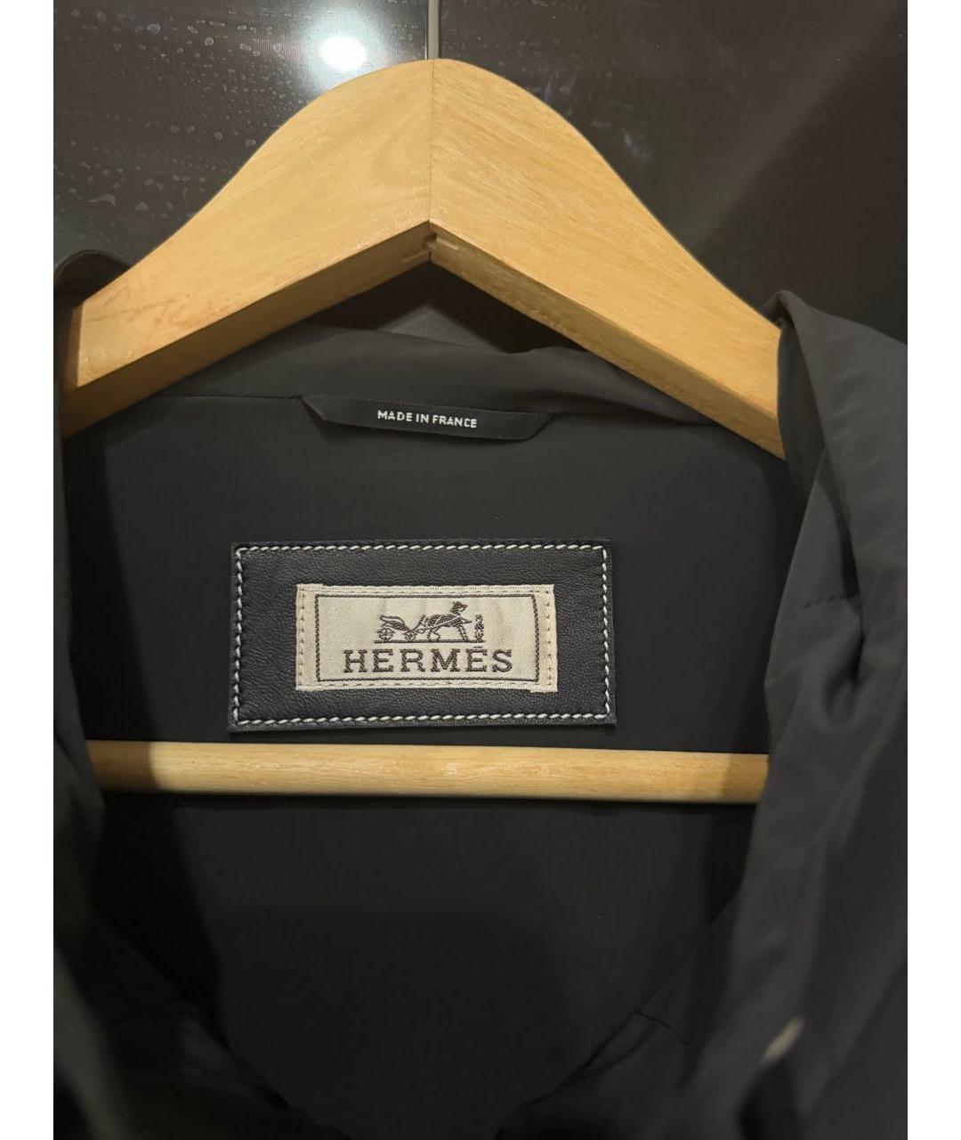 HERMES Черная куртка, фото 3