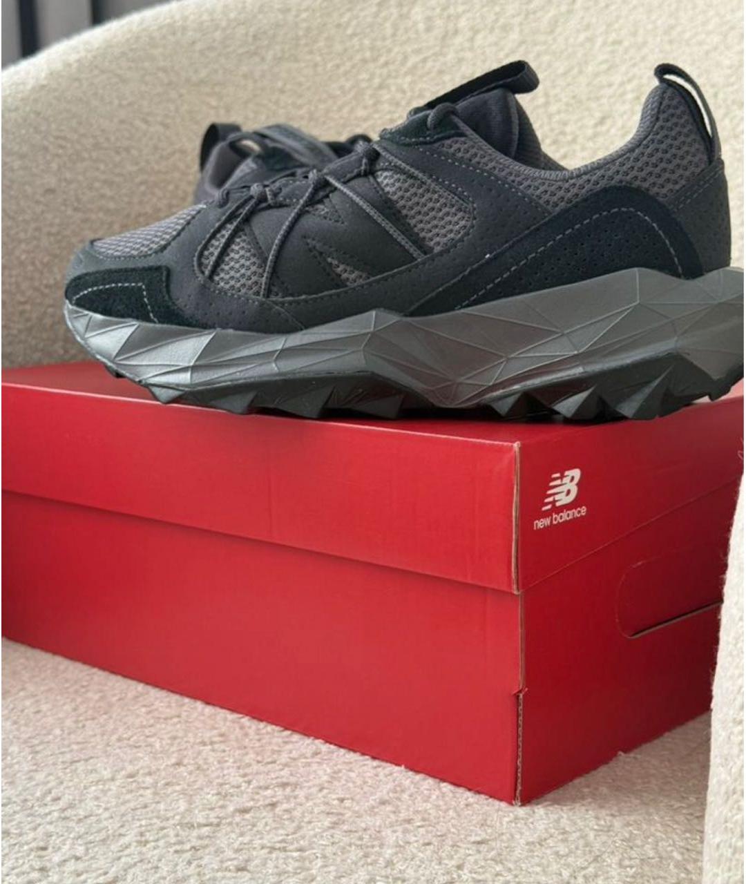 NEW BALANCE Черные замшевые кроссовки, фото 3