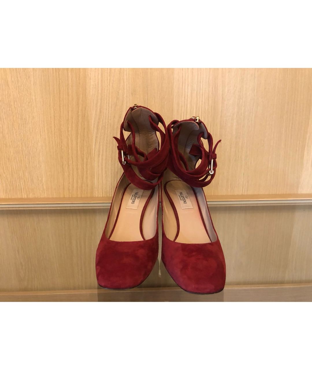 VALENTINO Красные замшевые туфли, фото 2