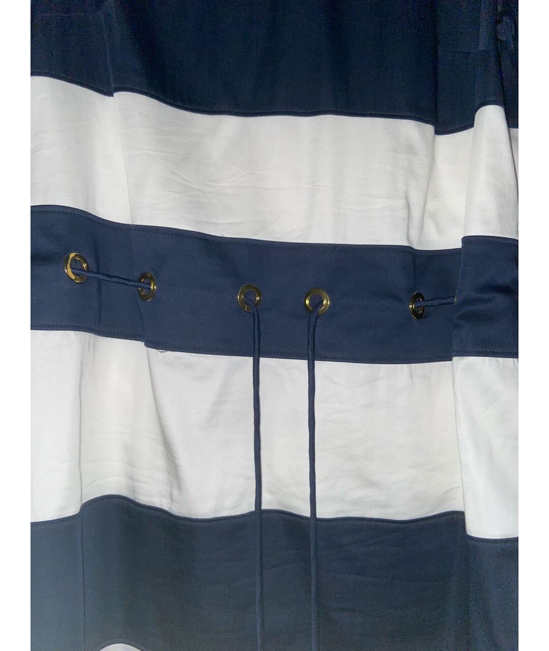 MICHAEL KORS Белое хлопко-эластановое повседневное платье, фото 3