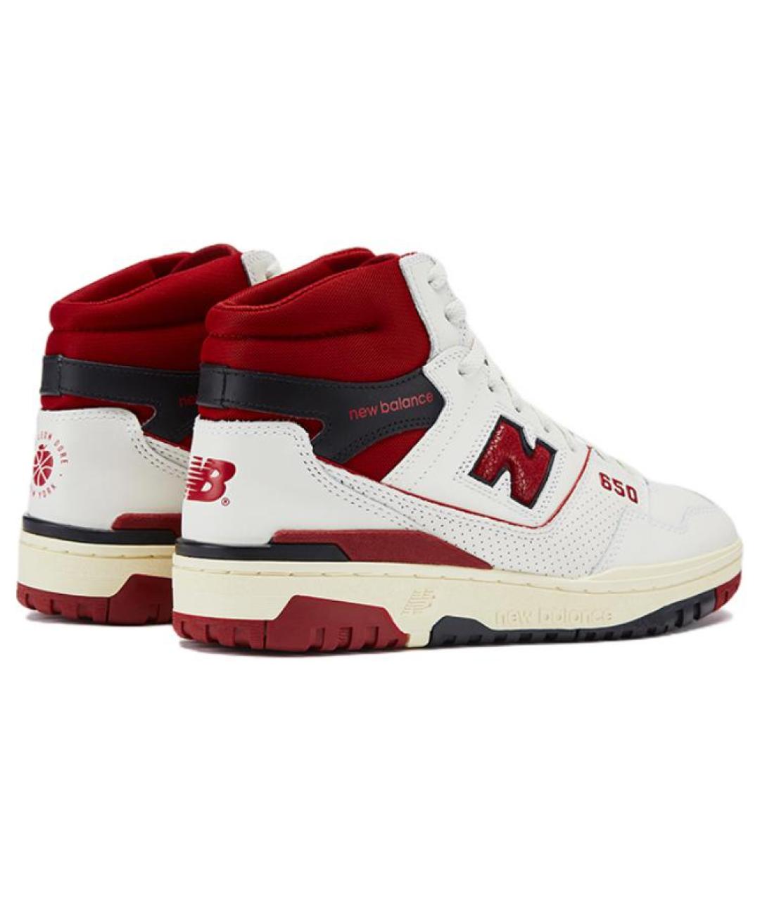 NEW BALANCE Белые кожаные кроссовки, фото 5