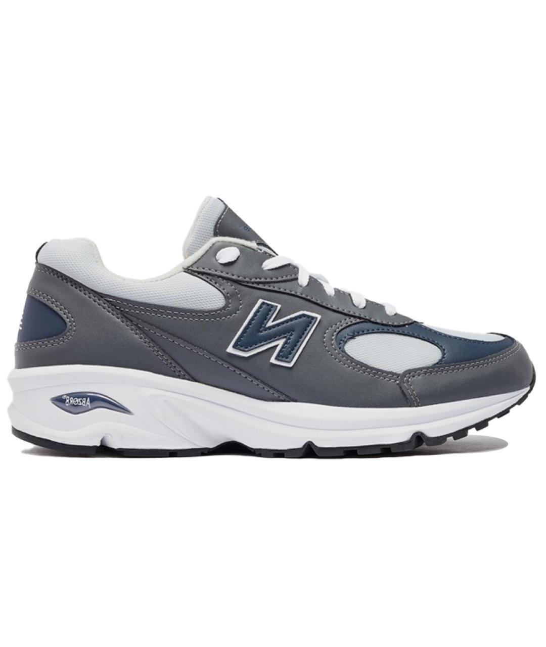 NEW BALANCE Серые низкие кроссовки / кеды, фото 1