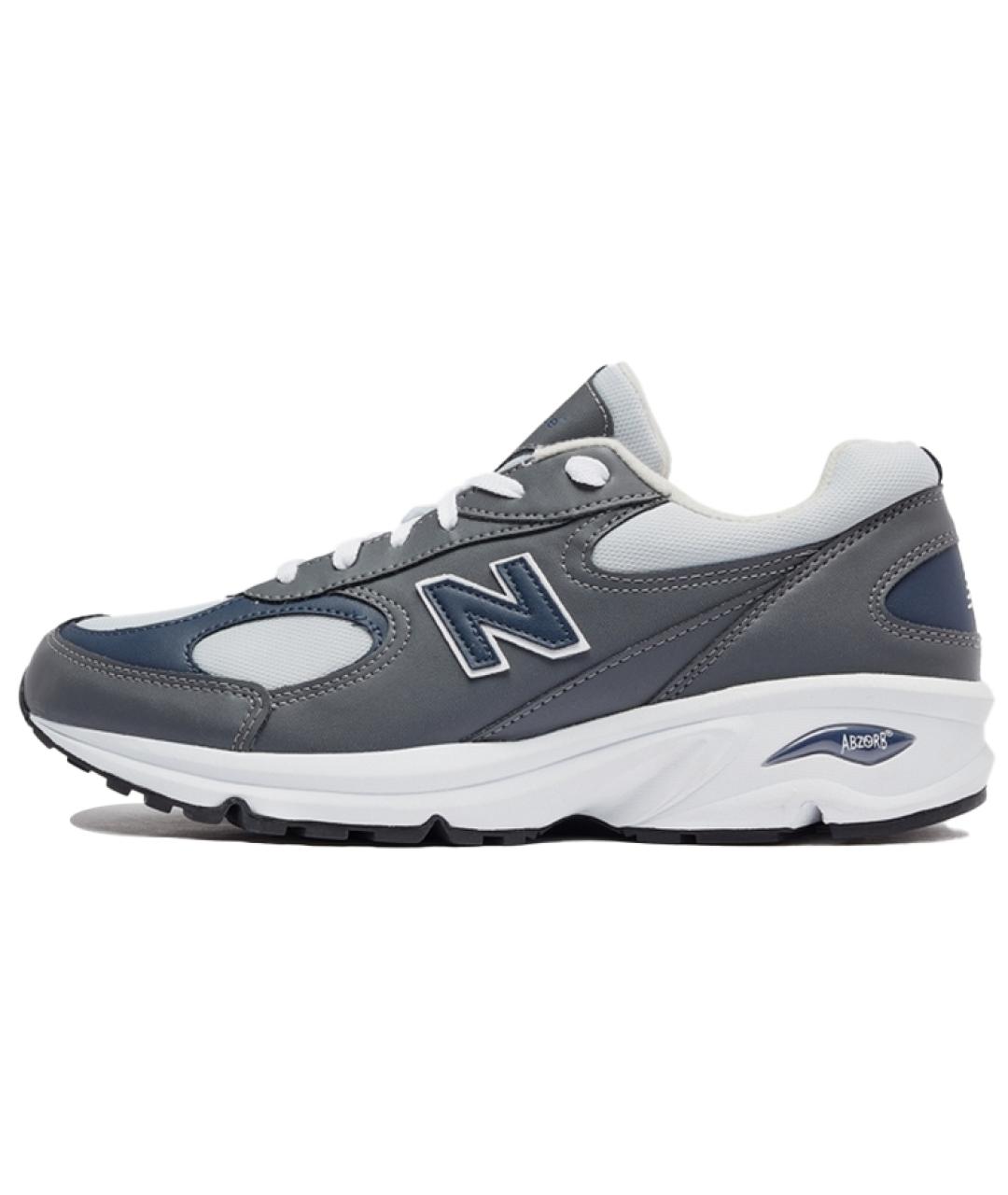 NEW BALANCE Серые низкие кроссовки / кеды, фото 4