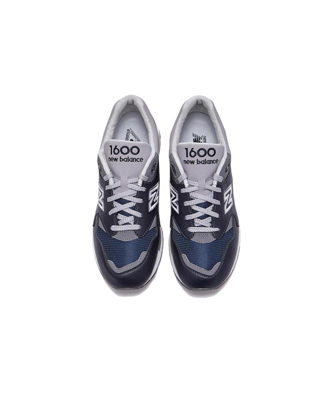 NEW BALANCE Синие кожаные кроссовки, фото 3