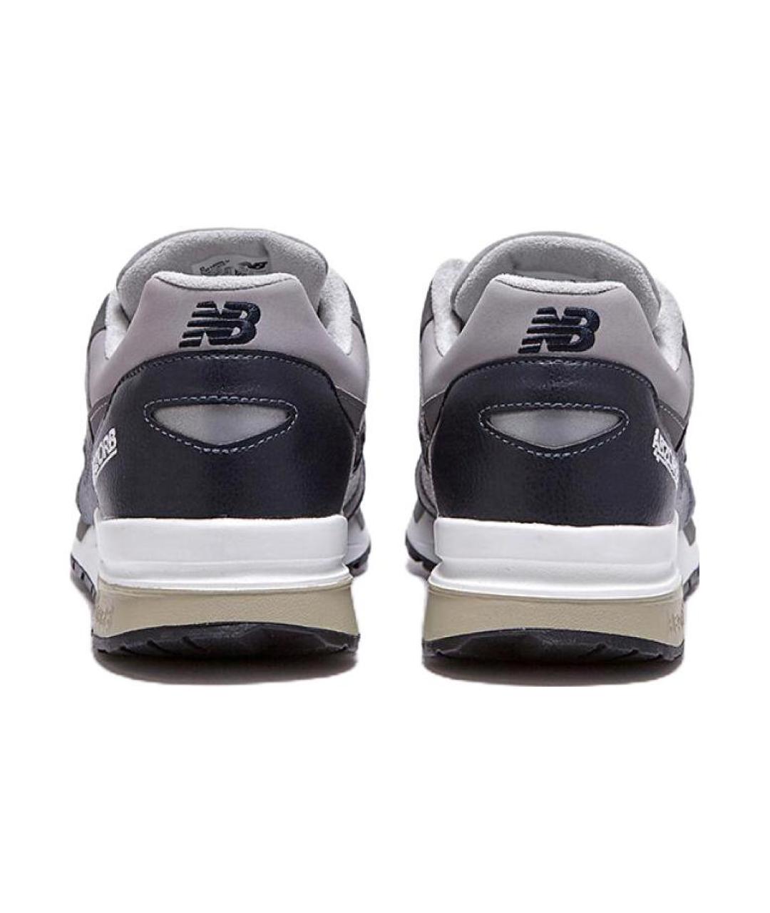 NEW BALANCE Синие кожаные кроссовки, фото 4
