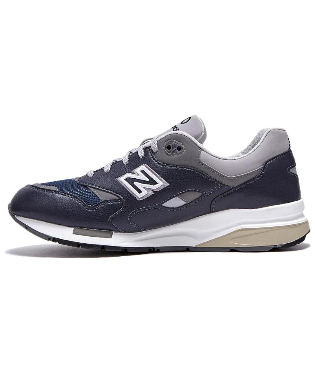 NEW BALANCE Синие кожаные кроссовки, фото 2