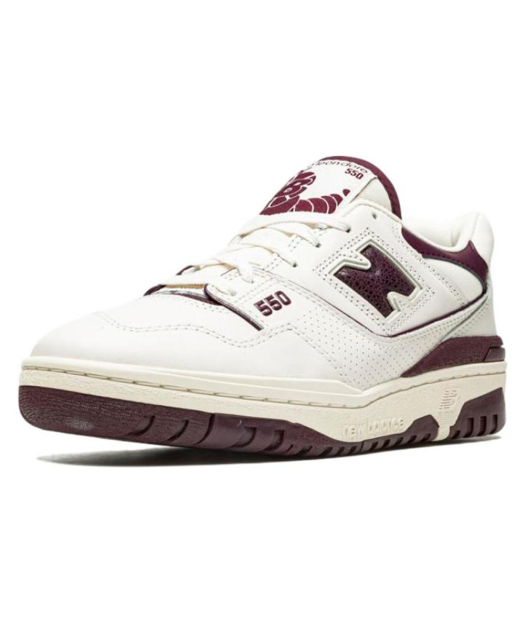 NEW BALANCE Белые кожаные кроссовки, фото 2