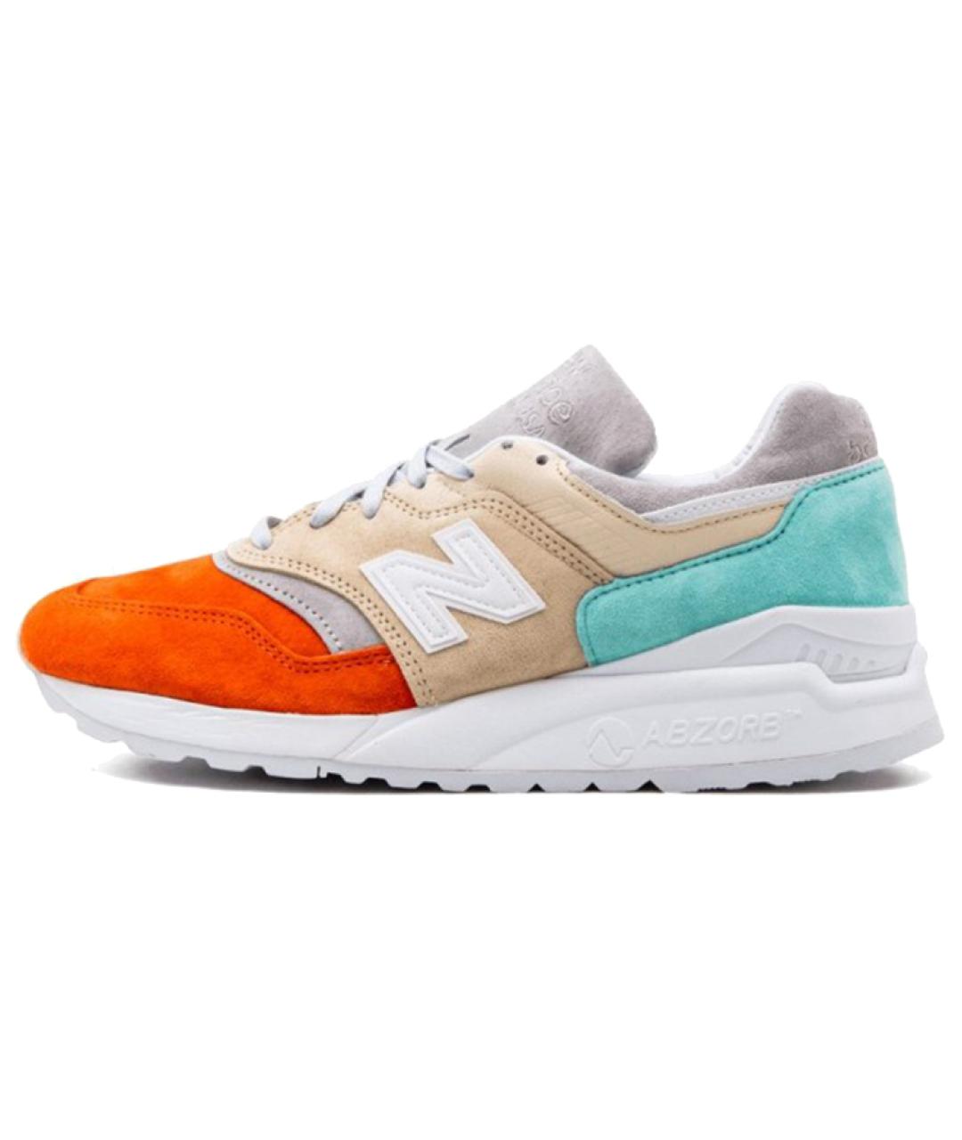 NEW BALANCE Мульти кожаные кроссовки, фото 4