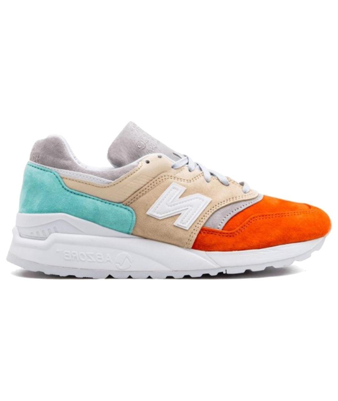NEW BALANCE Мульти кожаные кроссовки, фото 1