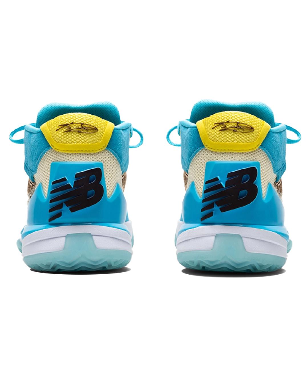 NEW BALANCE Голубые высокие кроссовки / кеды, фото 4