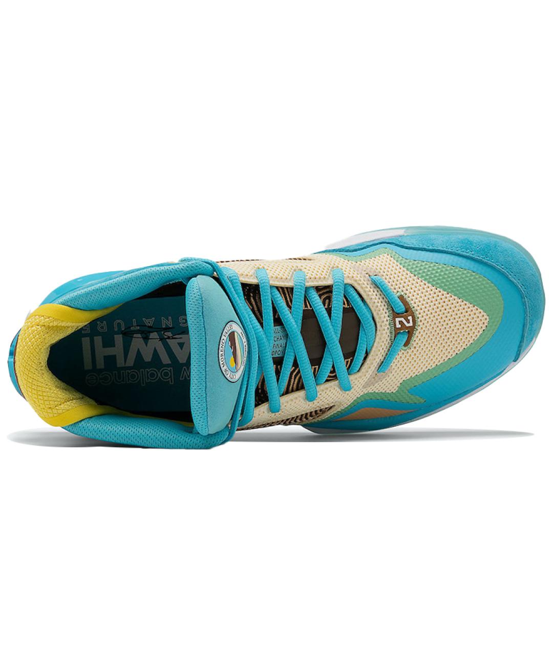 NEW BALANCE Голубые высокие кроссовки / кеды, фото 3