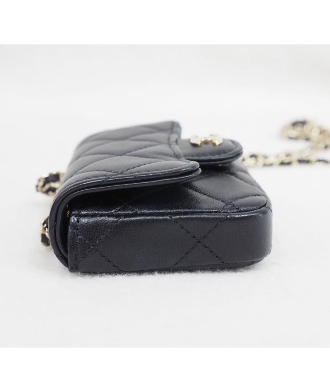 CHANEL Черная кожаная поясная сумка, фото 3