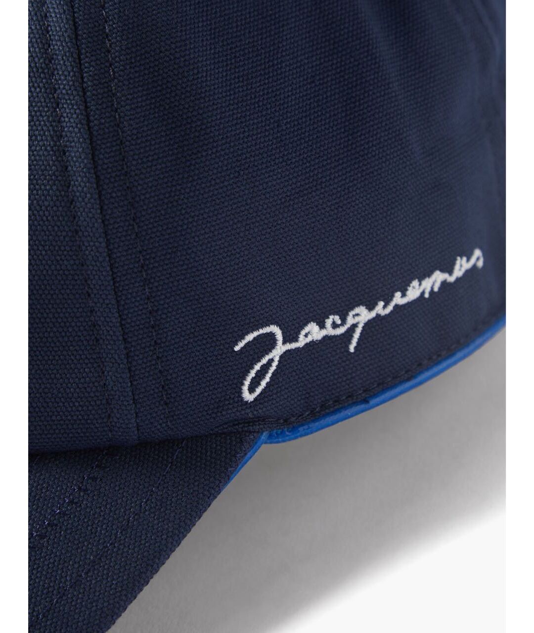 JACQUEMUS Синяя хлопковая кепка, фото 3