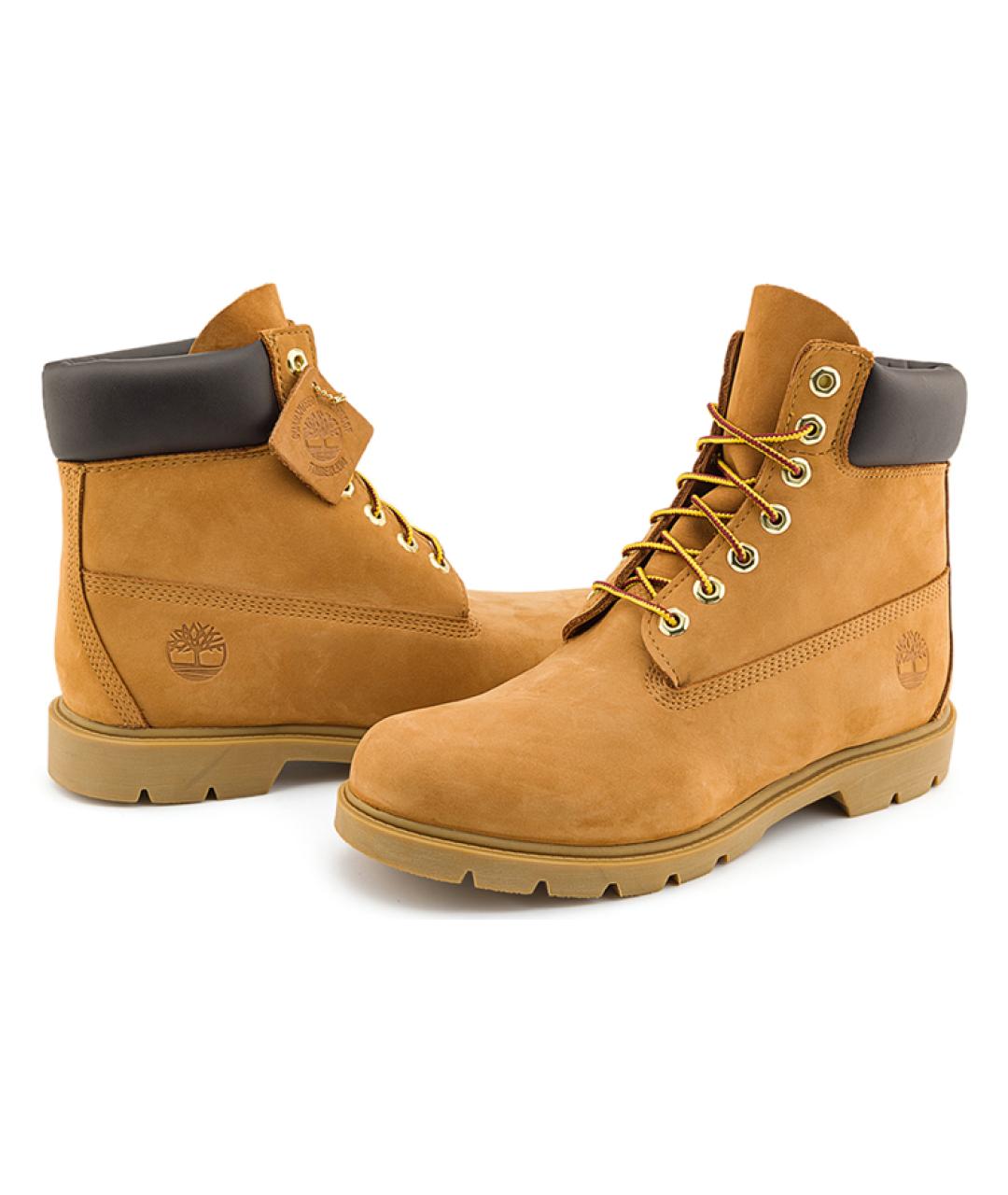 TIMBERLAND Бежевые нубуковые высокие ботинки, фото 5