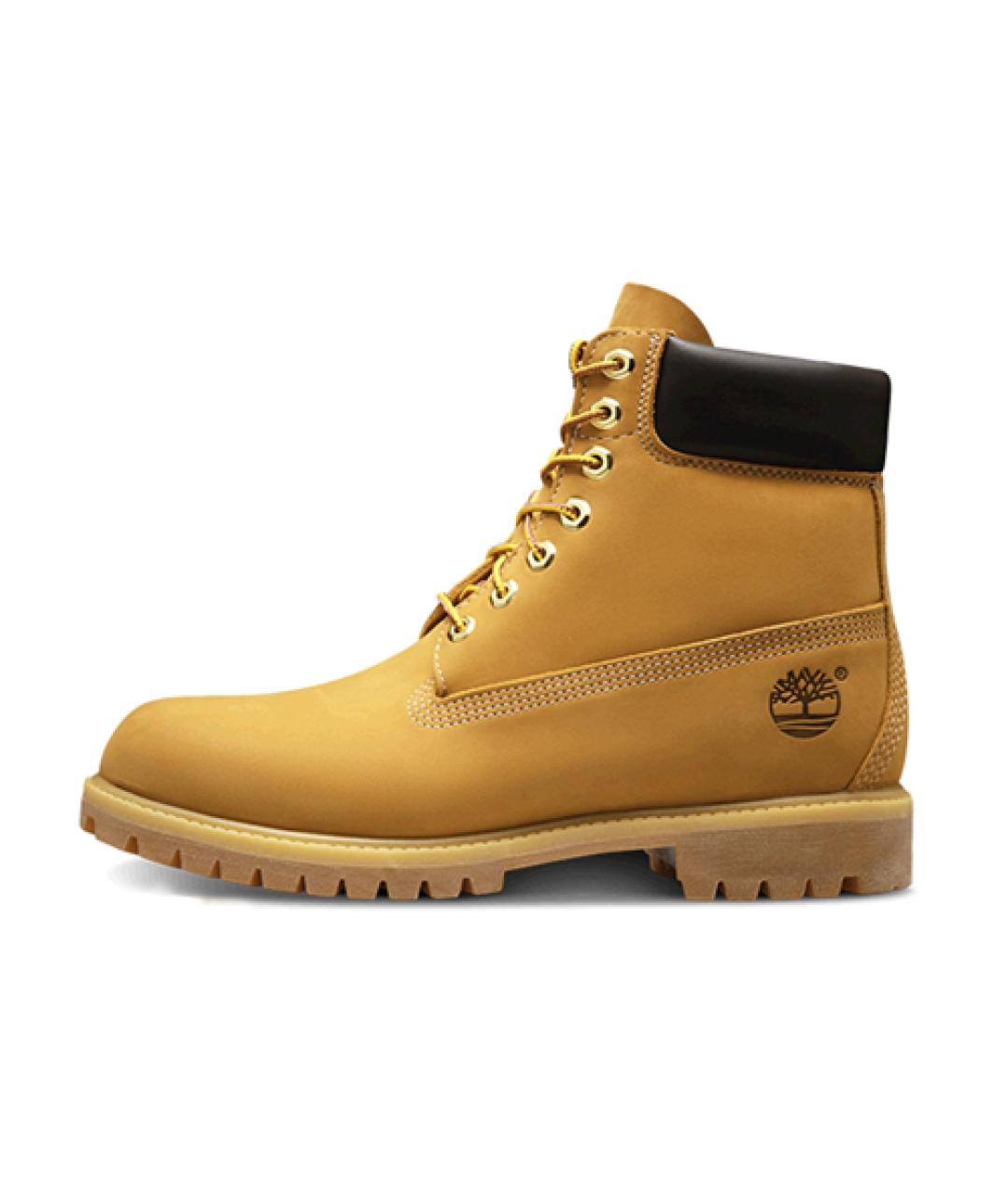 TIMBERLAND Коричневые нубуковые высокие ботинки, фото 2