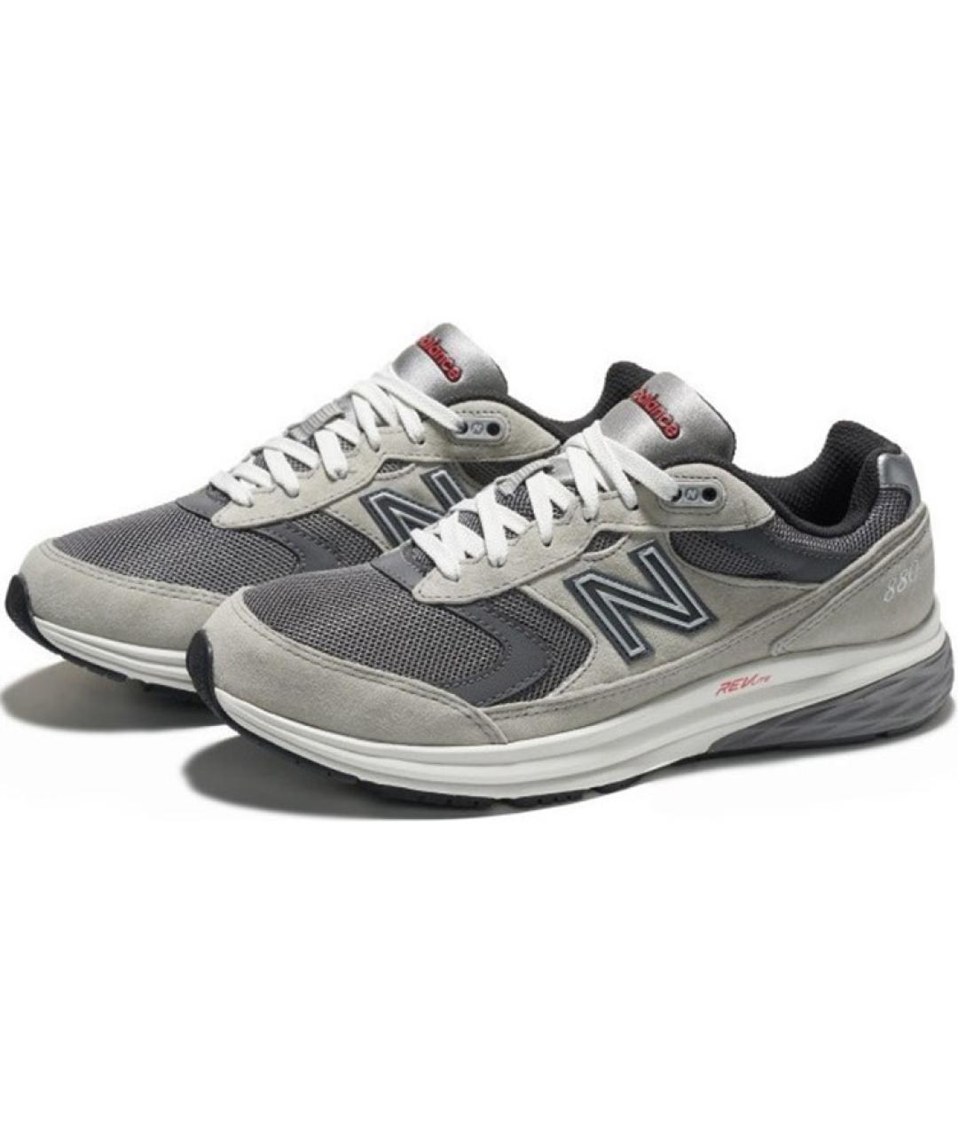 NEW BALANCE Серые низкие кроссовки / кеды, фото 2