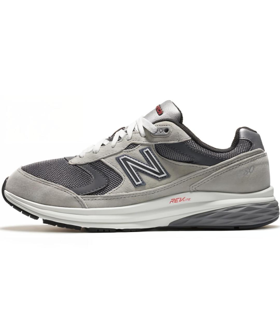 NEW BALANCE Серые низкие кроссовки / кеды, фото 5