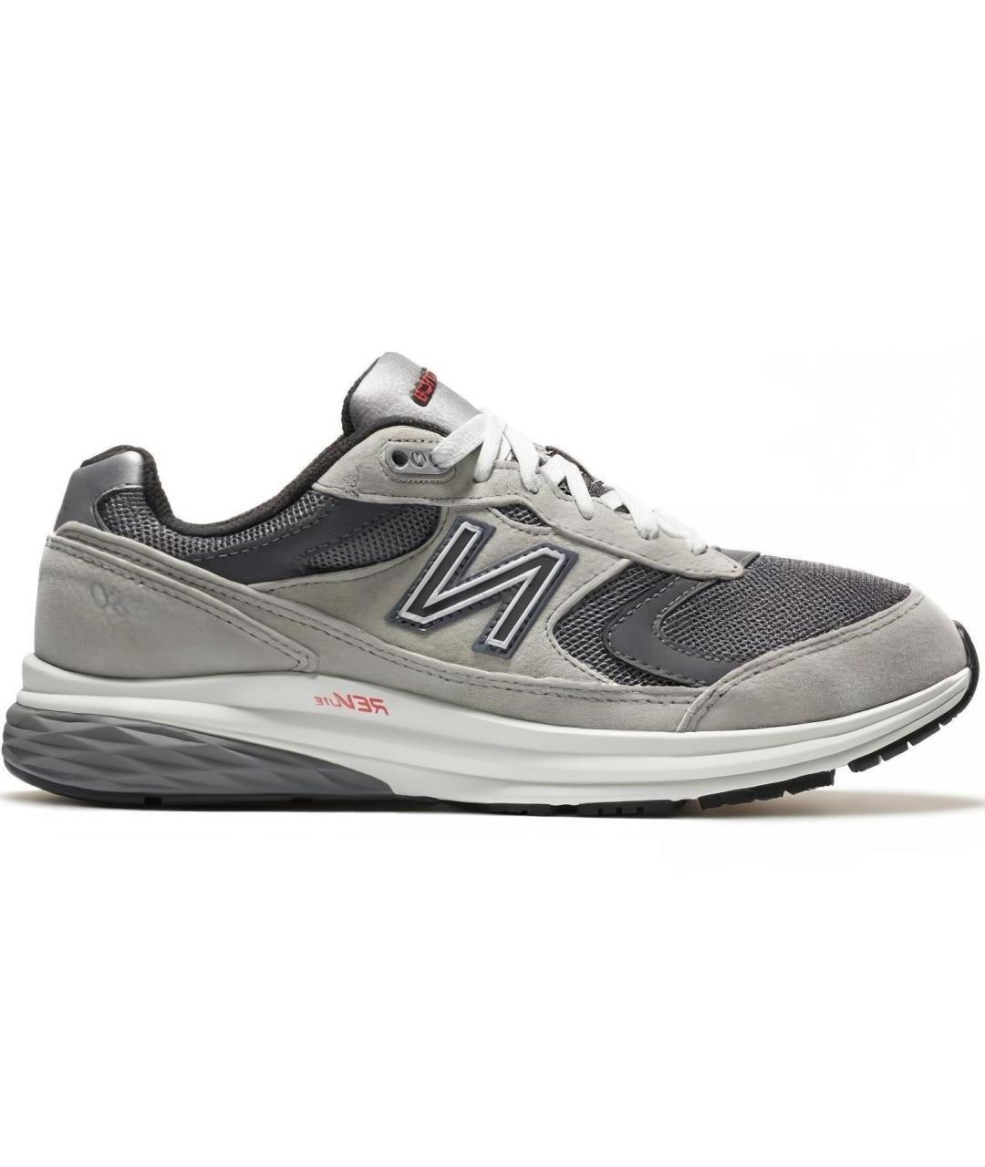 NEW BALANCE Серые низкие кроссовки / кеды, фото 1
