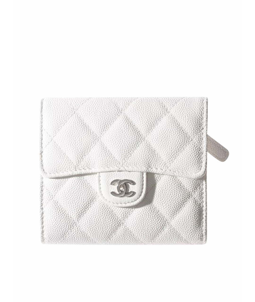 CHANEL Белый кожаный кошелек, фото 1