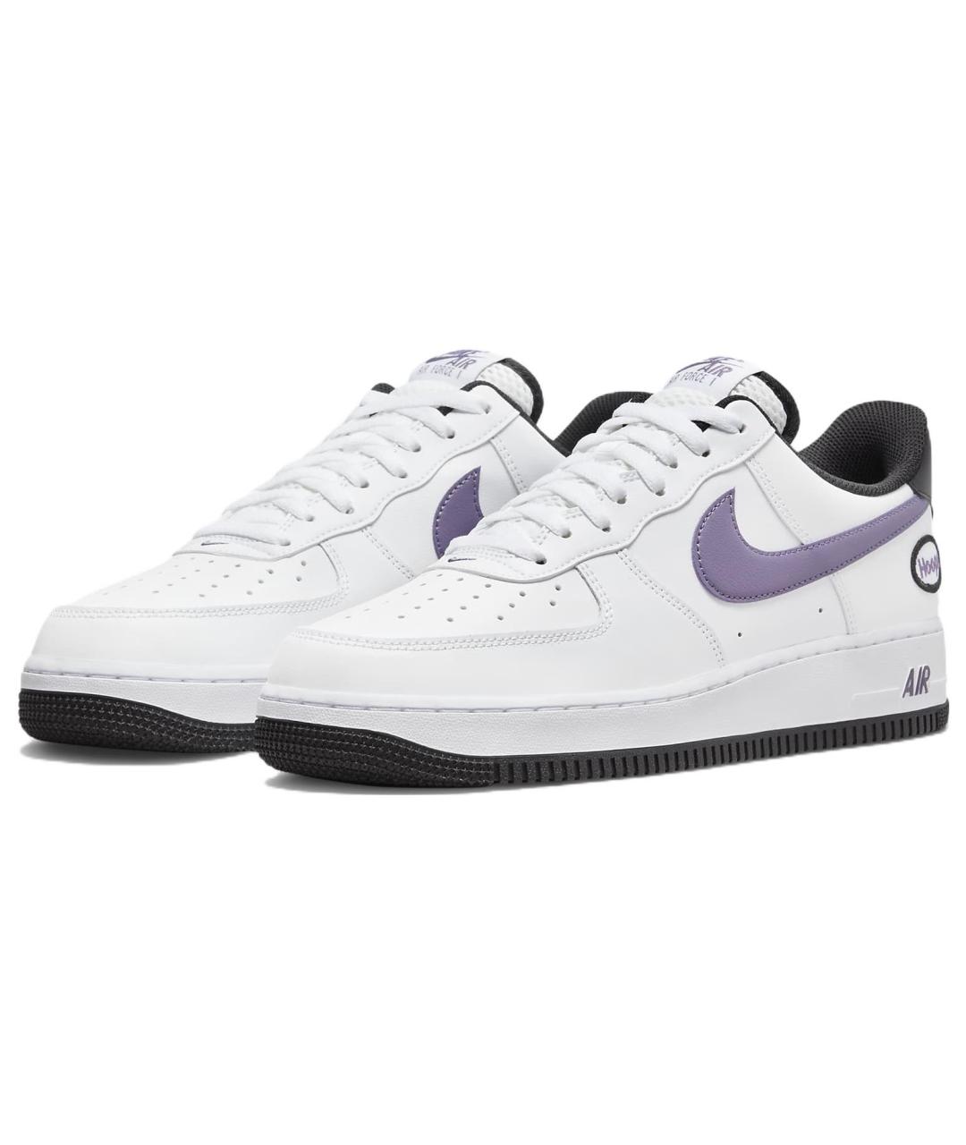 NIKE Белые кожаные низкие кроссовки / кеды, фото 3