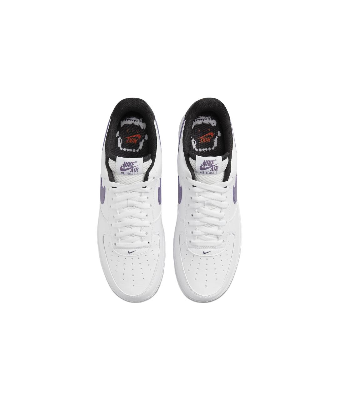 NIKE Белые кожаные низкие кроссовки / кеды, фото 4