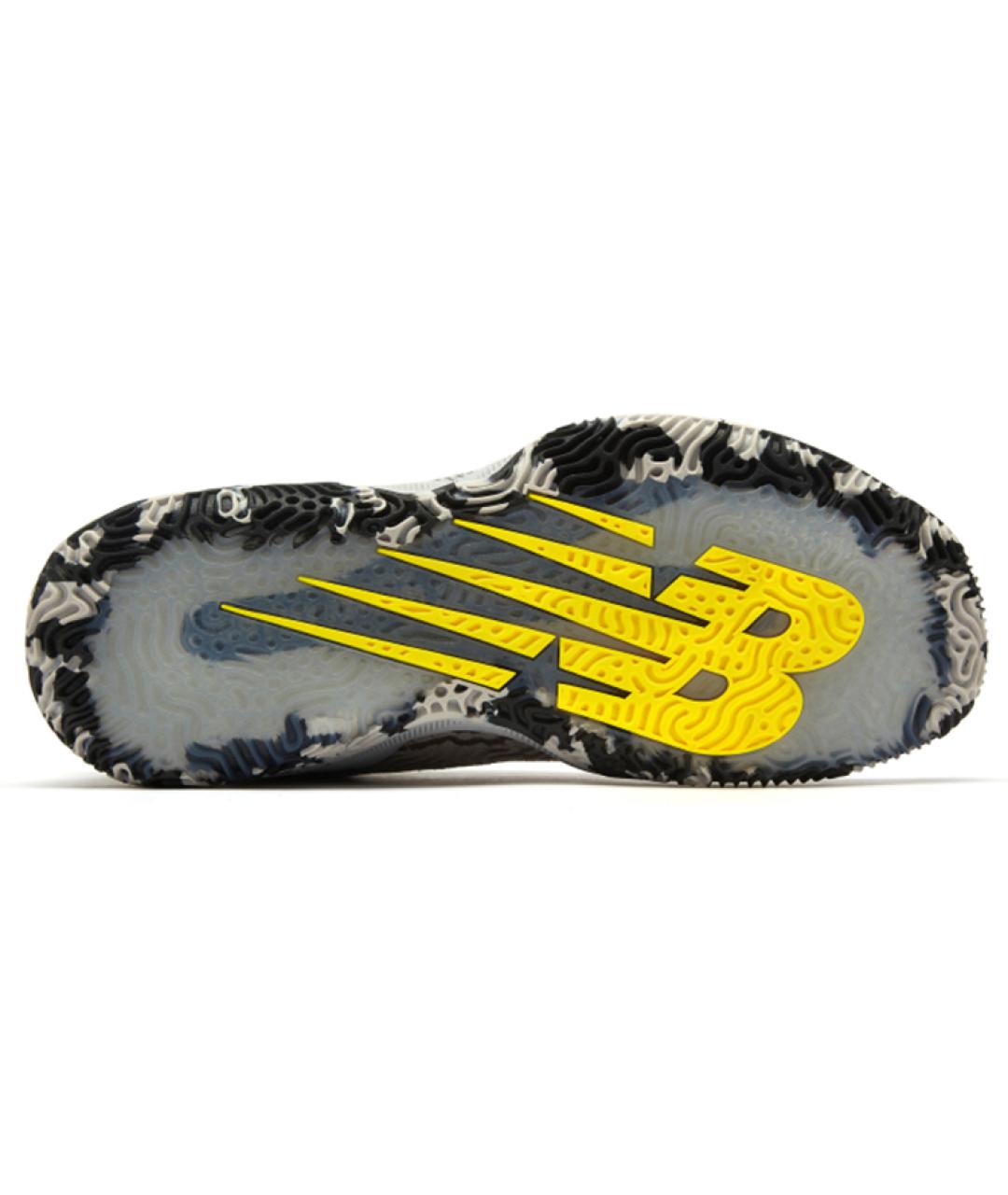 NEW BALANCE Серые кожаные высокие кроссовки / кеды, фото 6